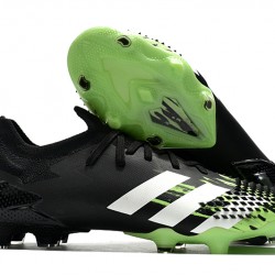 Adidas Predator Mutator 20.1 FG High Black White Green Soccer Cleats