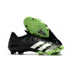 Adidas Predator Mutator 20.1 FG High Black White Green Soccer Cleats