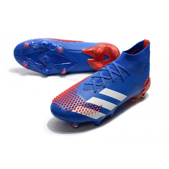 Adidas Predator Mutator 20.1 FG High Blue Red White Soccer Cleats