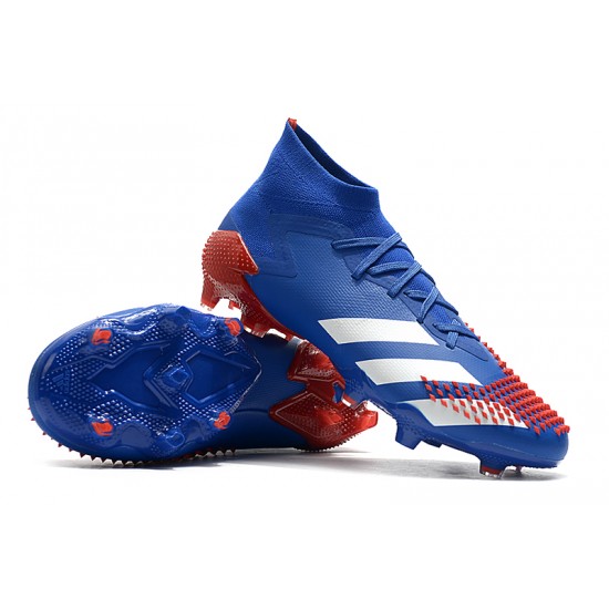 Adidas Predator Mutator 20.1 FG High Blue Red White Soccer Cleats