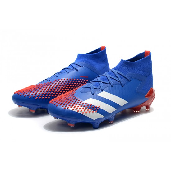 Adidas Predator Mutator 20.1 FG High Blue Red White Soccer Cleats