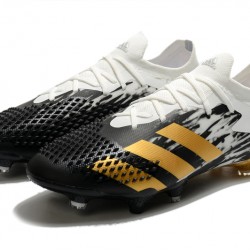 Adidas Predator Mutator 20.1 FG Low Black Gold White Soccer Cleats