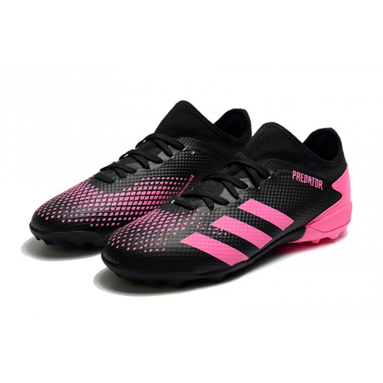 Adidas Predator Mutator 20.1 FG Low Black Pink Soccer Cleats