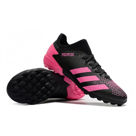 Adidas Predator Mutator 20.1 FG Low Black Pink Soccer Cleats