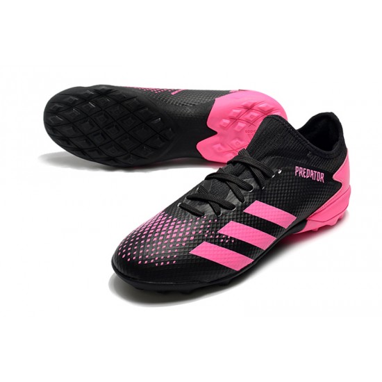 Adidas Predator Mutator 20.1 FG Low Black Pink Soccer Cleats