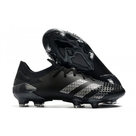 Adidas Predator Mutator 20.1 FG Low Black White Soccer Cleats