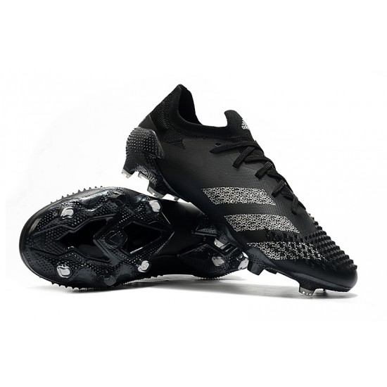 Adidas Predator Mutator 20.1 FG Low Black White Soccer Cleats