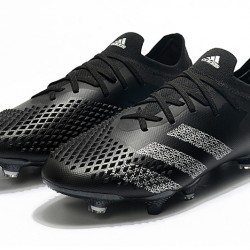 Adidas Predator Mutator 20.1 FG Low Black White Soccer Cleats