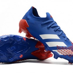 Adidas Predator Mutator 20.1 FG Low Red White Blue Soccer Cleats