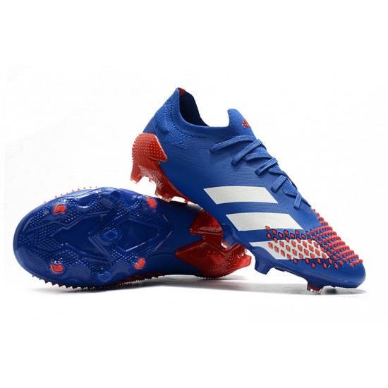 Adidas Predator Mutator 20.1 FG Low Red White Blue Soccer Cleats