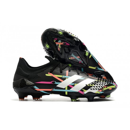 Adidas Predator Mutator 20.1 FG White Black Multi Soccer Cleats