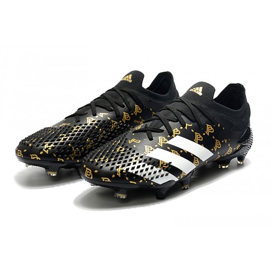 Adidas Predator Mutator 20.1 FG White Gold Black Soccer Cleats