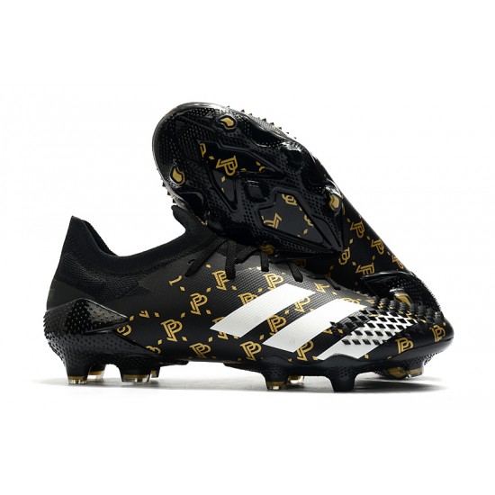 Adidas Predator Mutator 20.1 FG White Gold Black Soccer Cleats