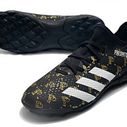 Adidas Predator Mutator 20.3 L TF Black White Gold Soccer Cleats