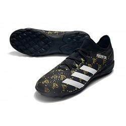 Adidas Predator Mutator 20.3 L TF Black White Gold Soccer Cleats