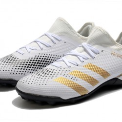 Adidas Predator Mutator 20.3 L TF Low Gold Grey White Soccer Cleats