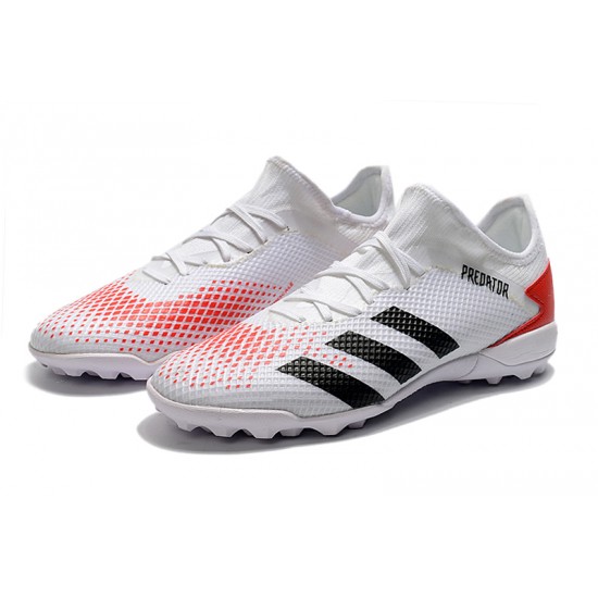 Adidas Predator Mutator 20.3 L TF Low White Orange Black Soccer Cleats