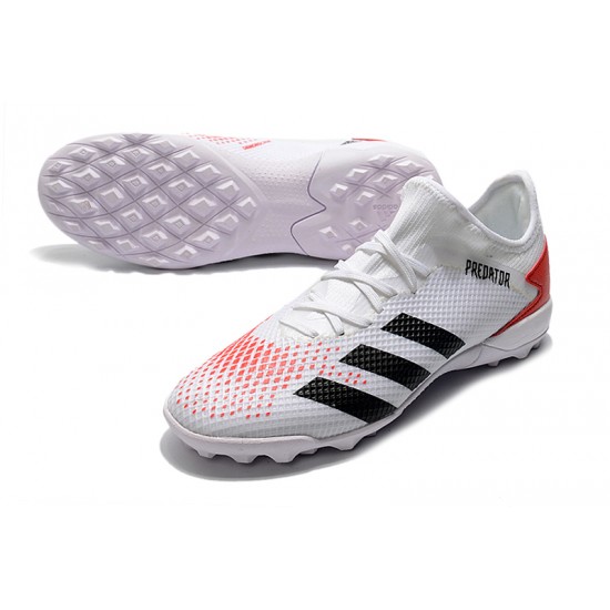 Adidas Predator Mutator 20.3 L TF Low White Orange Black Soccer Cleats