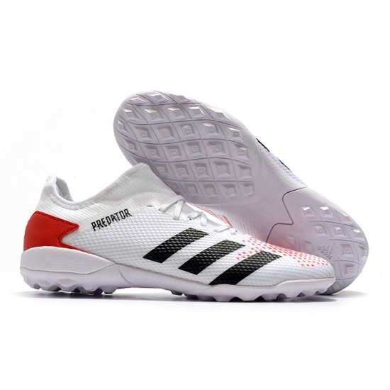 Adidas Predator Mutator 20.3 L TF Low White Orange Black Soccer Cleats