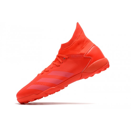 Adidas Predator Mutator 20.3 TF High All Red Soccer Cleats