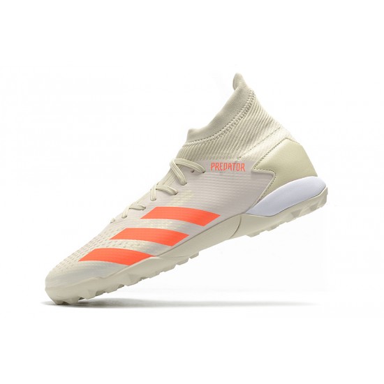 Adidas Predator Mutator 20.3 TF High Beige Orange White Soccer Cleats