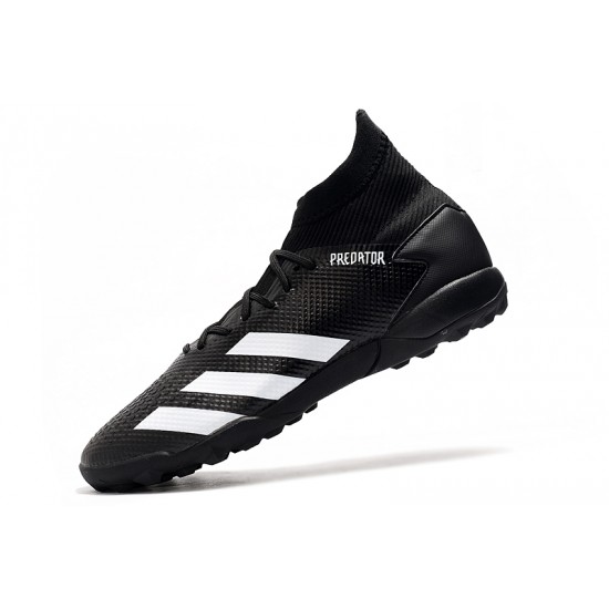 Adidas Predator Mutator 20.3 TF High Black White Soccer Cleats
