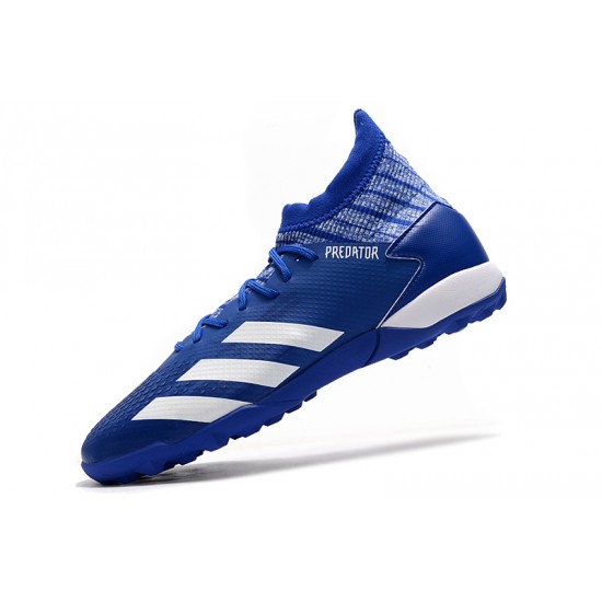 Adidas Predator Mutator 20.3 TF High Deep Blue White Soccer Cleats