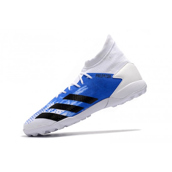 Adidas Predator Mutator 20.3 TF High White Blue Black Soccer Cleats
