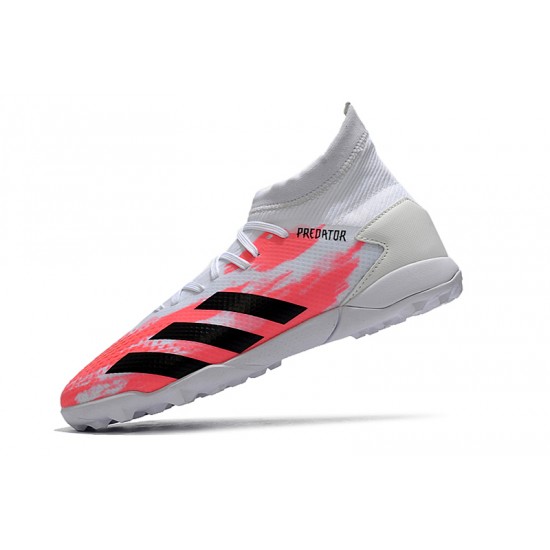 Adidas Predator Mutator 20.3 TF High White Pink Black Soccer Cleats