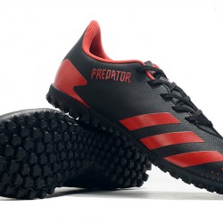 Adidas Predator Mutator 20.4 TF Low Black Red Soccer Cleats