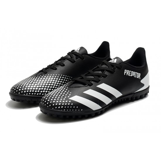 Adidas Predator Mutator 20.4 TF Low Black White Soccer Cleats