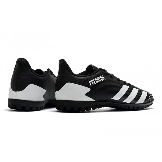 Adidas Predator Mutator 20.4 TF Low Black White Soccer Cleats