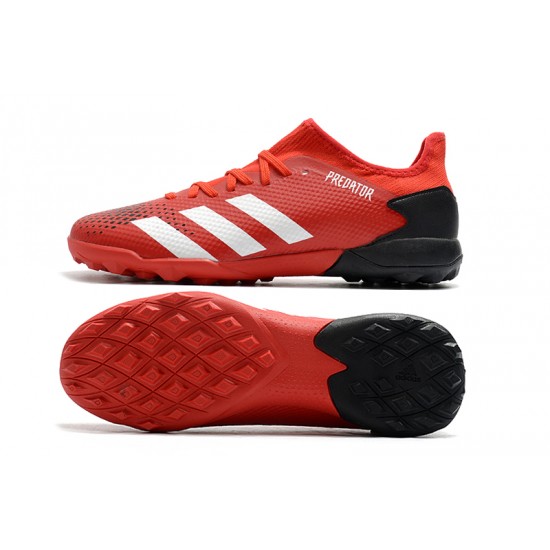 Adidas Predator 20.3 L FG Low Red White Black Soccer Cleats