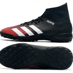 Adidas Predator 20.3 TF High Black White Red Soccer Cleats
