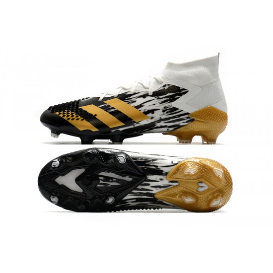 Adidas Predator Mutator 20.1 FG High Black Gold White Soccer Cleats