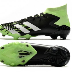 Adidas Predator Mutator 20.1 FG High Black Green Soccer Cleats