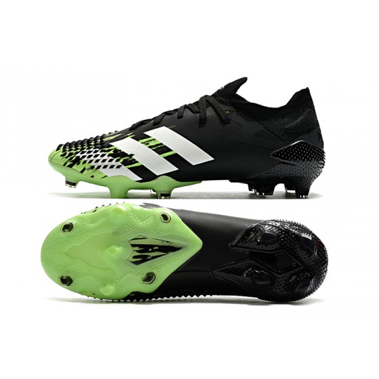 Adidas Predator Mutator 20.1 FG High Black White Green Soccer Cleats