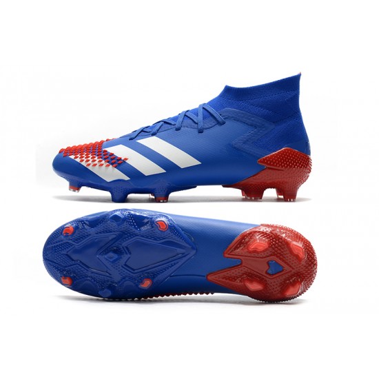 Adidas Predator Mutator 20.1 FG High Blue Red White Soccer Cleats