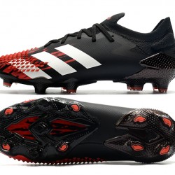 Adidas Predator Mutator 20.1 FG Low Black White Red Soccer Cleats