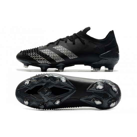 Adidas Predator Mutator 20.1 FG Low Black White Soccer Cleats