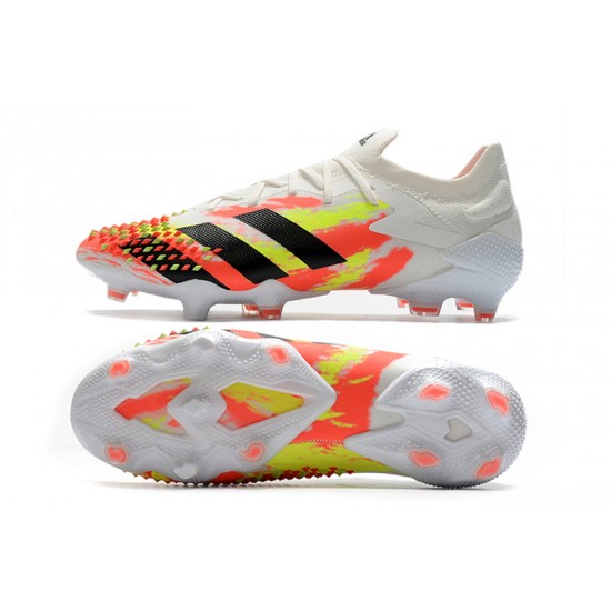 Adidas Predator Mutator 20.1 FG Low White Orange Black Soccer Cleats (4).jpg