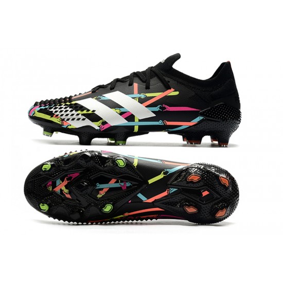 Adidas Predator Mutator 20.1 FG White Black Multi Soccer Cleats