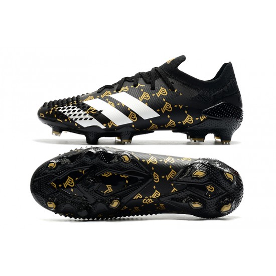 Adidas Predator Mutator 20.1 FG White Gold Black Soccer Cleats