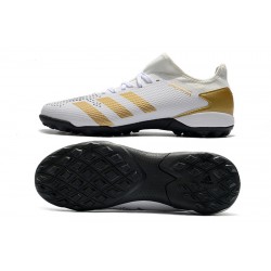 Adidas Predator Mutator 20.3 L TF Low Gold Grey White Soccer Cleats