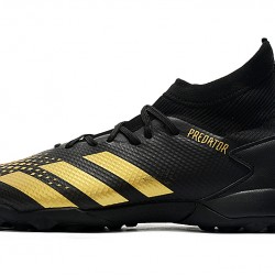 Adidas Predator Mutator 20.3 TF High Black Gold Soccer Cleats