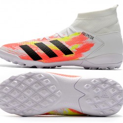 Adidas Predator Mutator 20.3 TF High White Orange Black Soccer Cleats