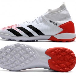 Adidas Predator Mutator 20.3 TF High White Red Black Soccer Cleats