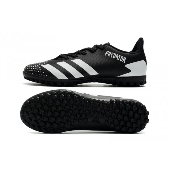 Adidas Predator Mutator 20.4 TF Low Black White Soccer Cleats
