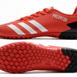 Adidas Predator Mutator 20.4 TF Low Red White Black Soccer Cleats