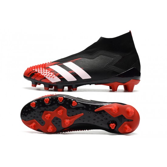 Adidas Predator Mutator 20 AG High Black Red White Soccer Cleats